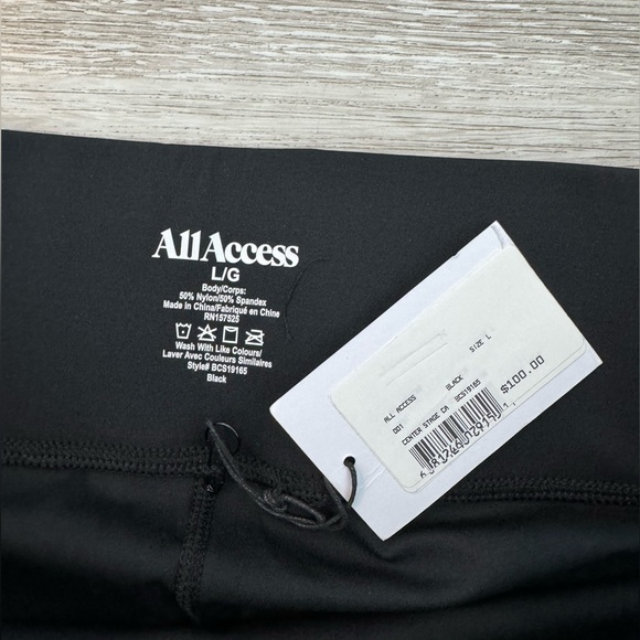 All Access Black Leggings from Bandier - Size Large - Picture 3 of 3